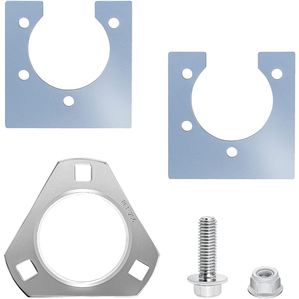 Go-Kart Live Axle Bearing Kit 1-1/4" Bearing Kit (3 Holes) Kit Perfectly Fits Go Kart Mini Bike Trike Off Road ATV