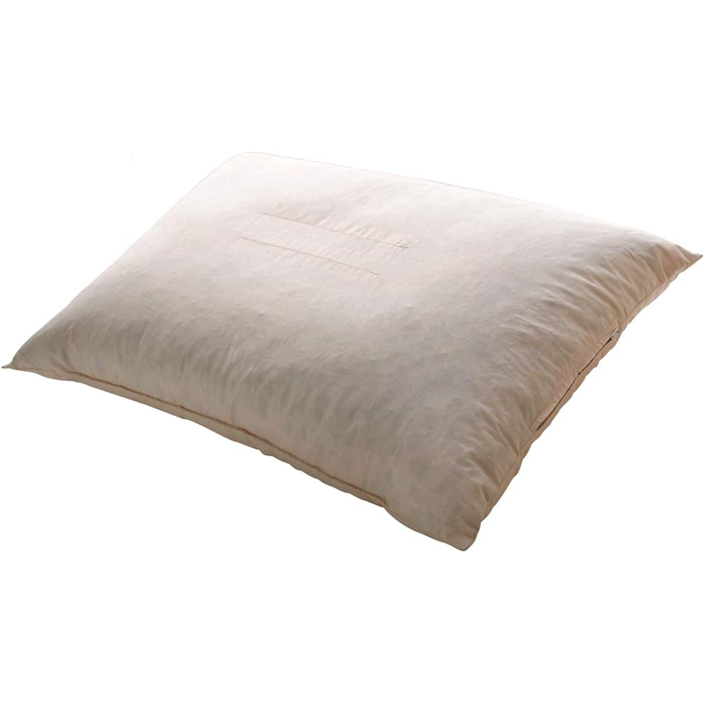 [Authentic French Bed Product] Pillow Beige 43x63cm "GreenTeaPillow-S" Itoen Collaboration Pillow Filling Weight 1.6kg Made in Japan 360182600