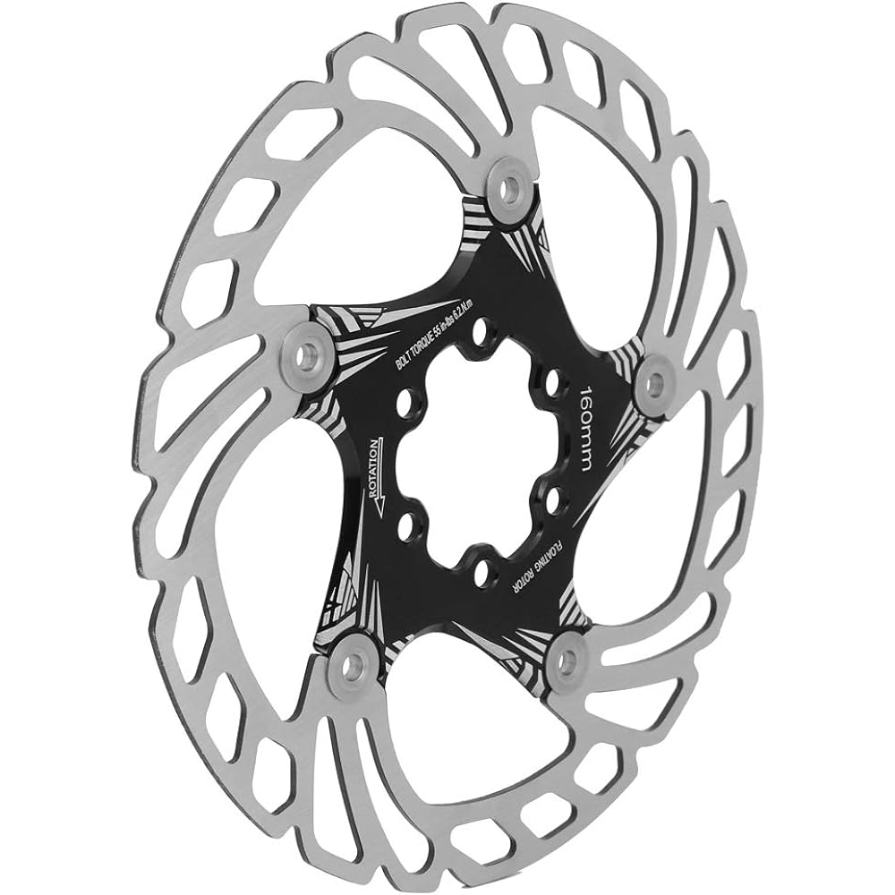 High Strength Brake Pad 160mm Bike Disc Rotor Bike Disc Brake 6 Screws for Mountain Bike