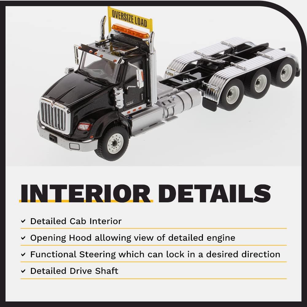 1/50 International HX620 Truck (8×6) (Metallic Black)