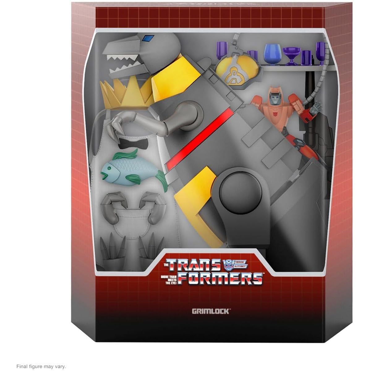 Ultimates Super 7 Transformers Ultimate: Grimlock Dino Mode Action Figure, 81706