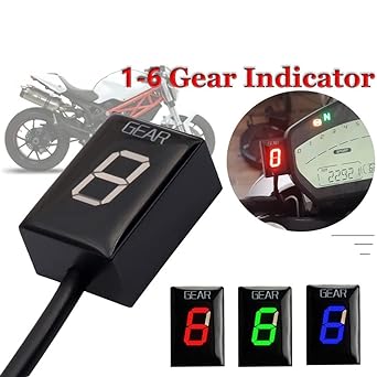 Speed Display Meter Motorcycle ECU Direct Mount 1-6 Speed Gear Display Indicator Ducati Monster 796 Corse Stripe 1100 EVO Diesel Desmosedici RR