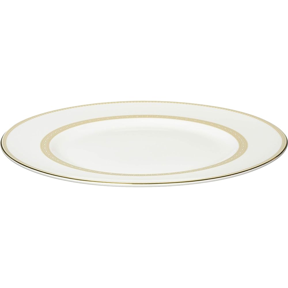 [Regular Imported Product] Wedgwood Vera Wang Vera Lace Gold Plate Dish 27cm Wedding Gift Present 50146901004