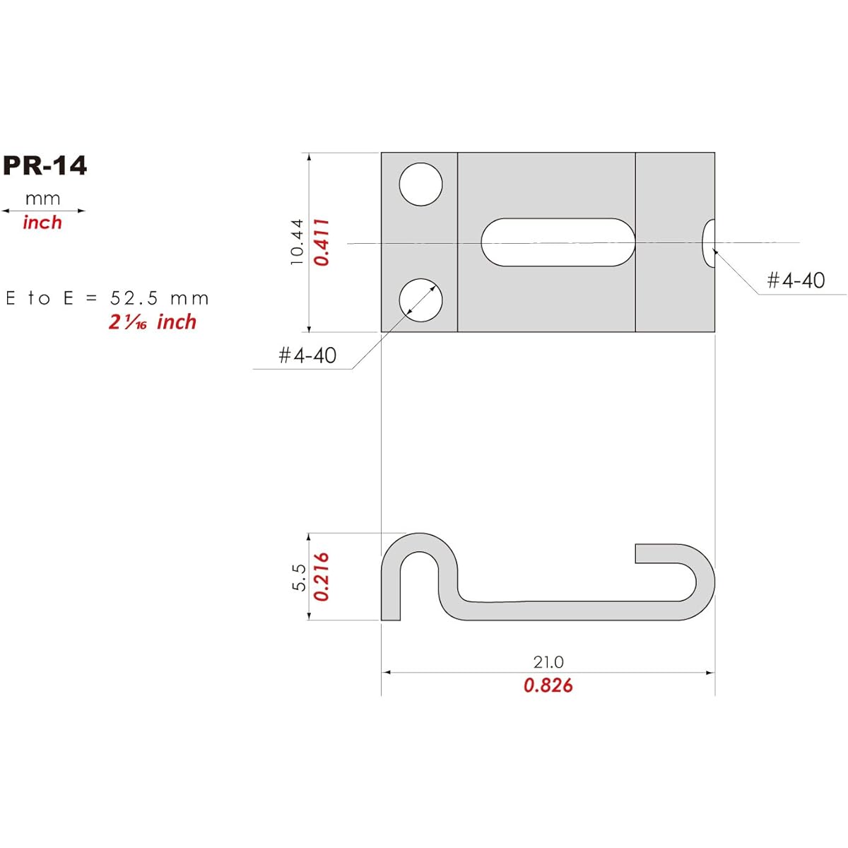 KTS Titanium Parts PR-14 for Synchronized Tremolo (10.5mm)