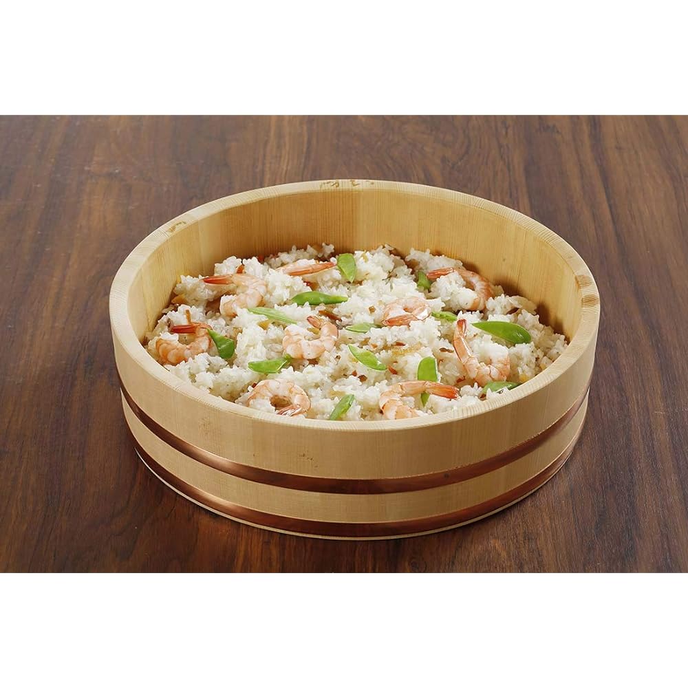 EBM Sawara rice table 39cm 1 sho copper tag
