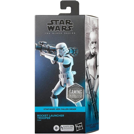Hasbro Star Wars Black Series Rocket Launcher Trooper Jedi: Fallen Order 6-inch Collectible Action Figure for ages 4 and up (F7005) (F7005L0)