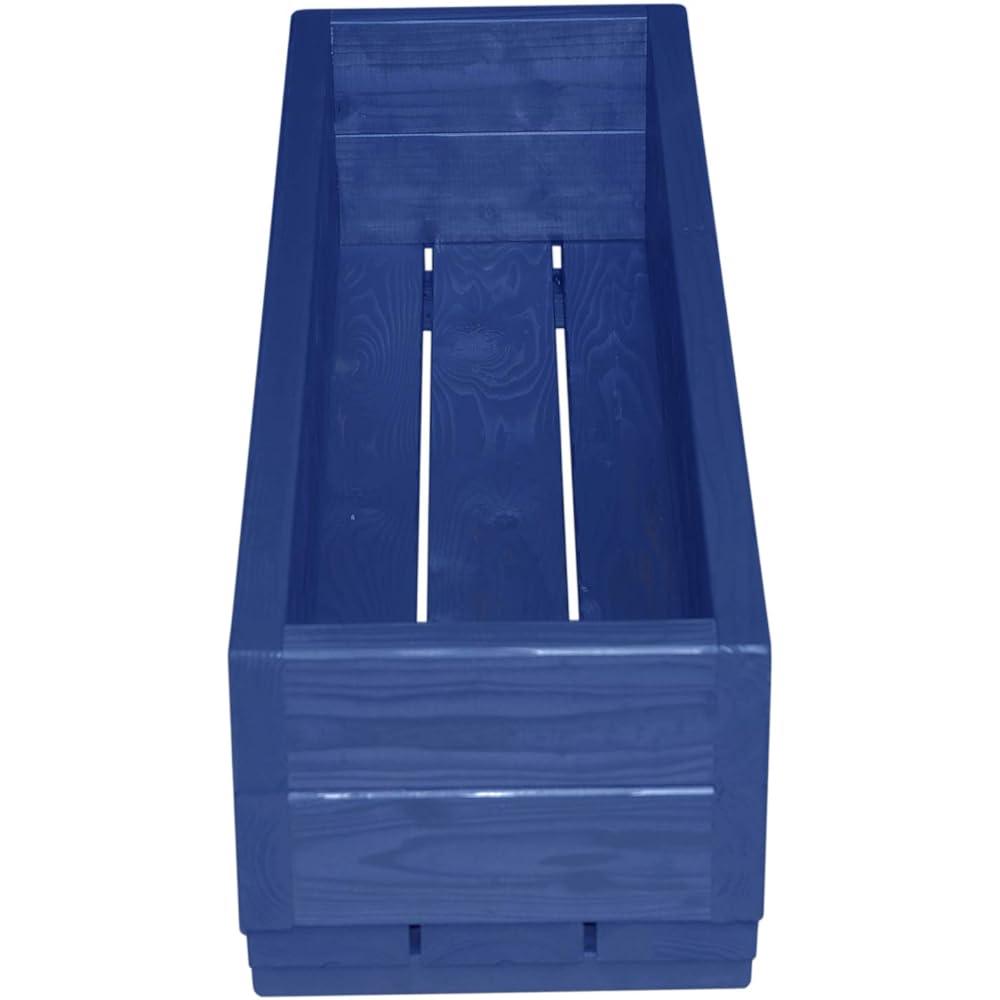 Welcome Wood Large Wooden Planter EPW90-GB Color Garden Blue Outdoor