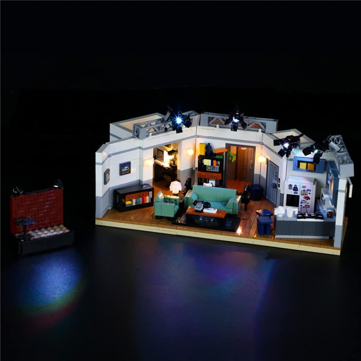 LED Lighting Kit. LEDs for Lego Seinfeld 21328, great visuals! (No bricks, just LEDs)