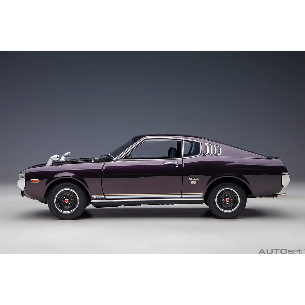 AUTOart 1/18 Toyota Celica Liftback 2000GT (RA25) 1973 Dark Purple Metallic Finished Product