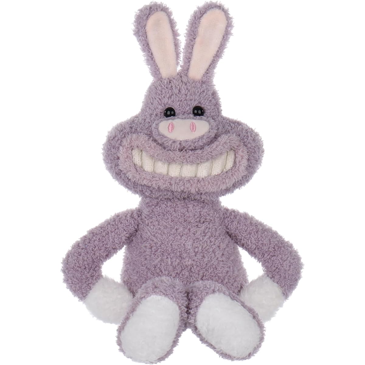 Apricot Lamb Toy Plush Toy Smile Purple Rabbit Stuffed Animal Soft Cuddly Great for Kids 9.5 Inch