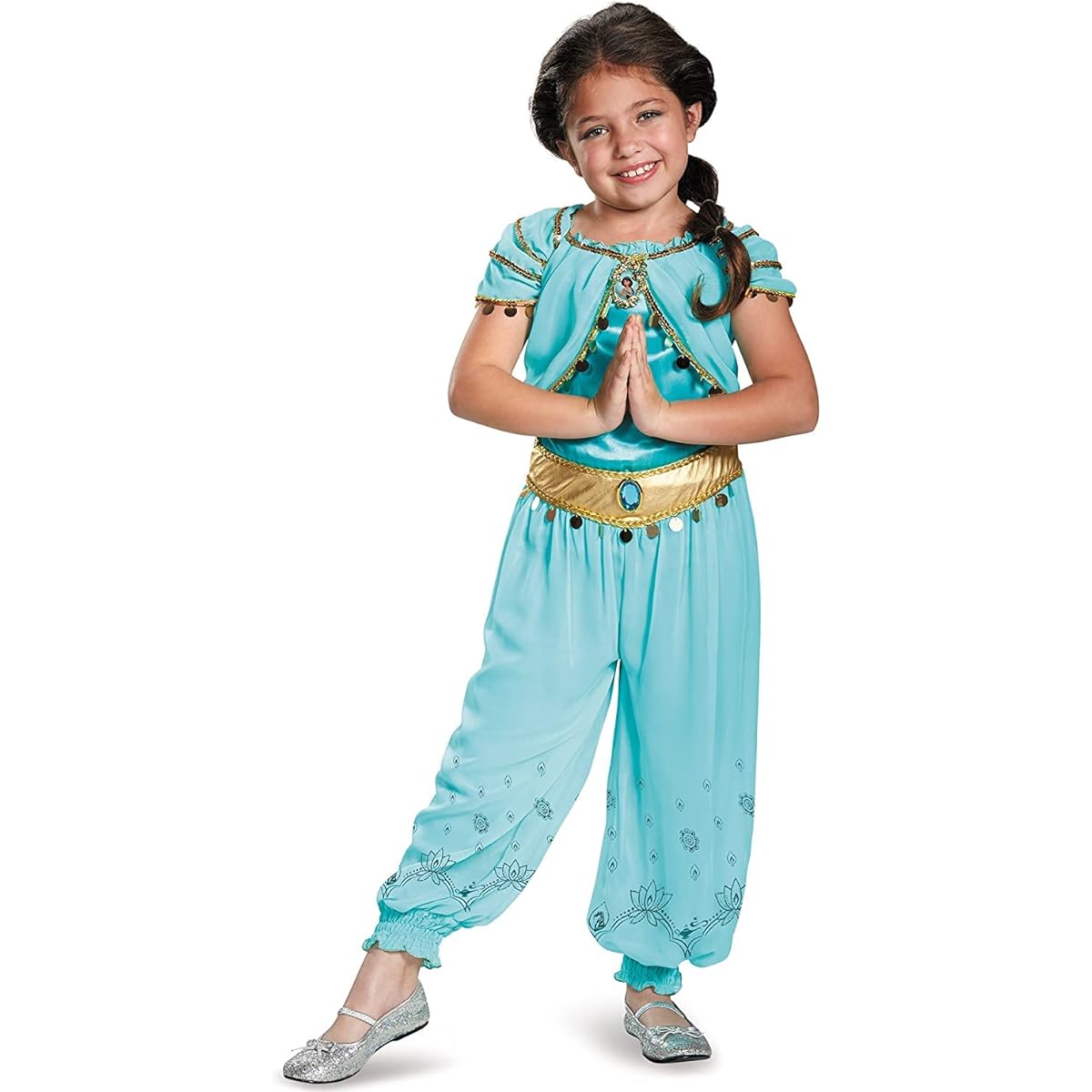 Jasmine Costume, Costume for Kids Women Prestige Aladdin Disney Halloween