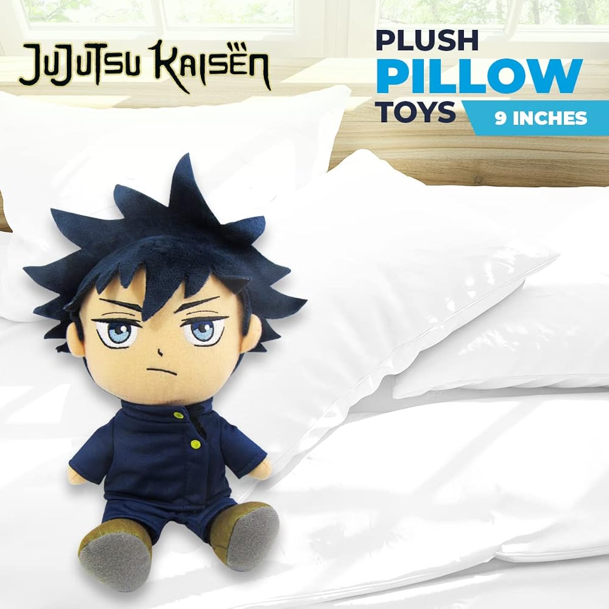 Jujutsu Kaisen 9" Plush Megumi Pillow by Just Funky