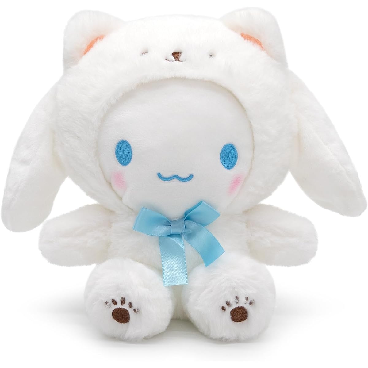 Kawaii Cinnamon Plush Doll 8" Cartoon Stuffed Animal Figure Anime Plush Pillow Toy Super Cute Cartoon Theme Party Favors Soft Lovely Plush Toys for Girls Teens Fans Birthday Decorations Blue
