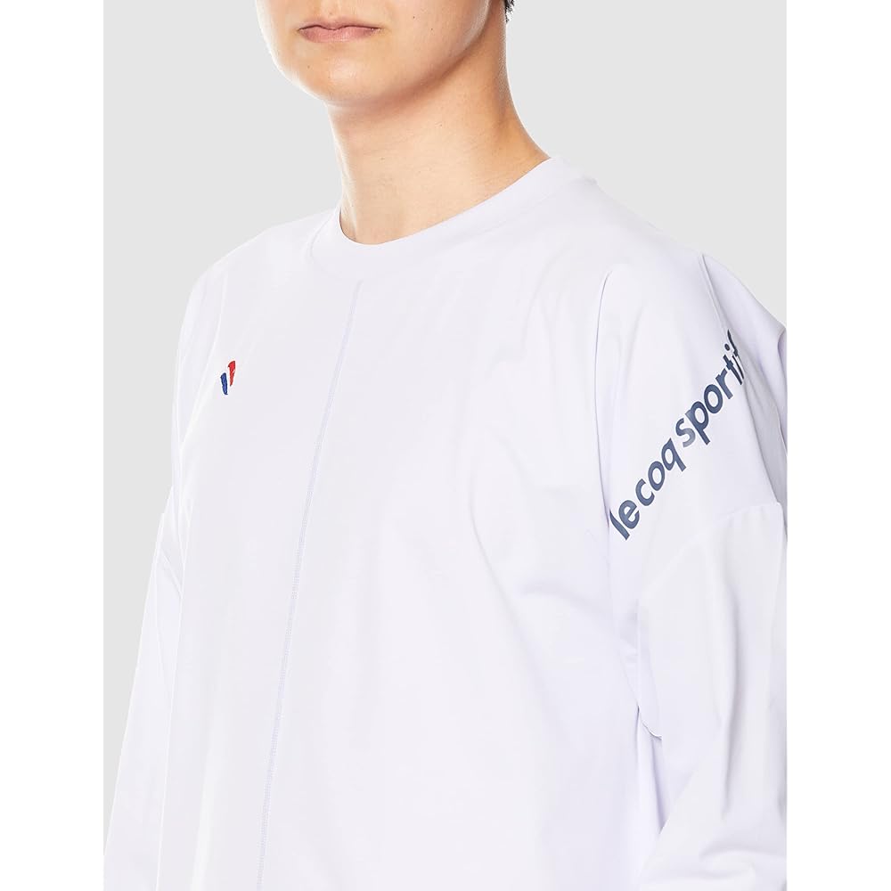 [Le Coq Sportif] Long Sleeve Shirt, Long T, Running, Jogging, Gym, Sweat Absorbent, Quick Drying, Stretch, UV CUT (UPF50+), Thermal Cooling, ECO