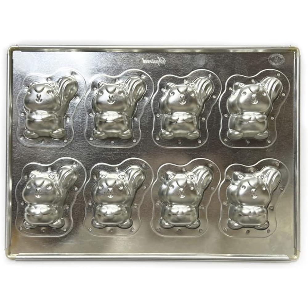 Matsunaga Seisakusho Silicone Processed Silver Squirrel Poe Top Plate 8P Silver