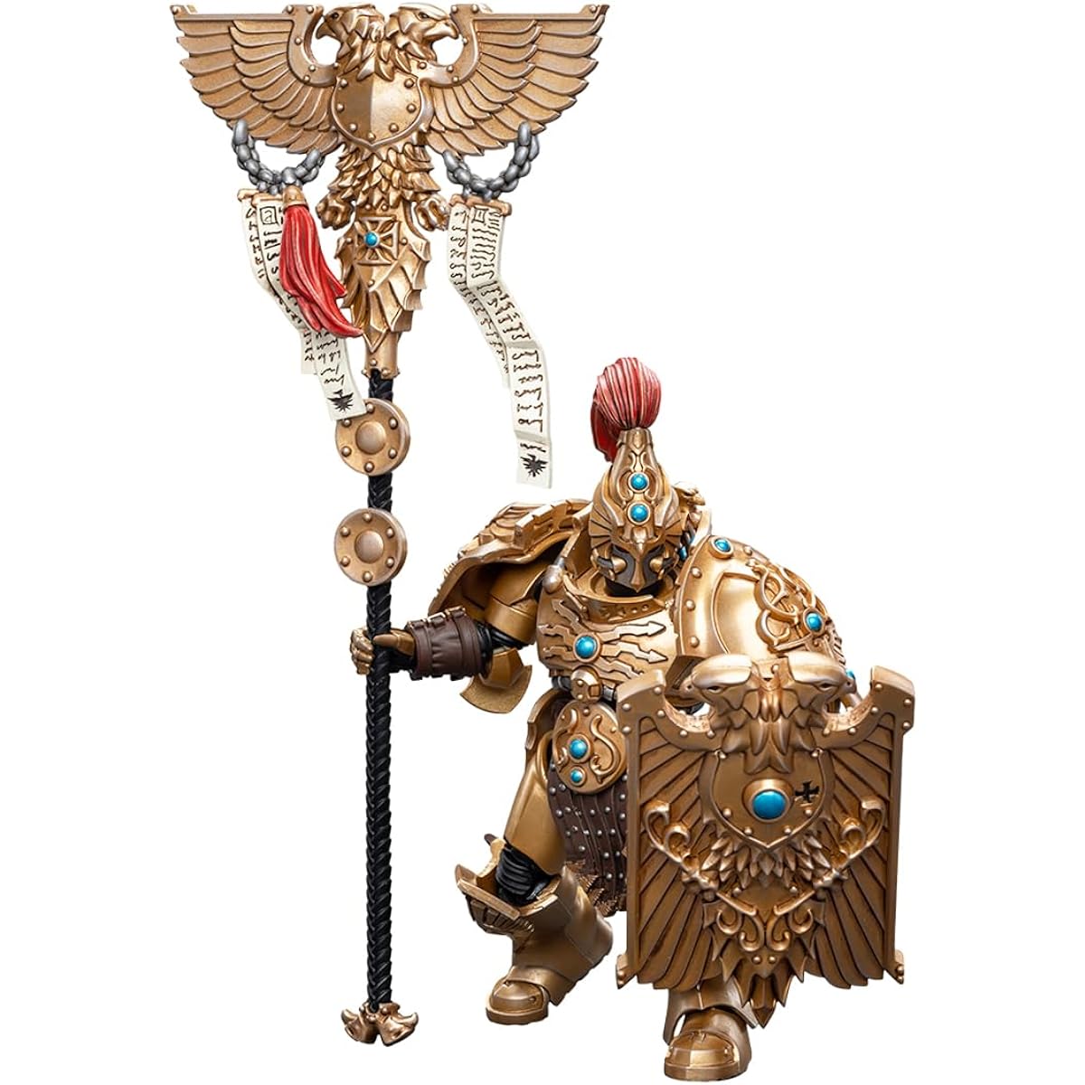 Joytoy Warhammer 40K Mech 1/18 Action Figure Mechajoy Adeptus Custodes Vexillus Pretor