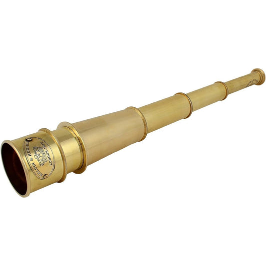 18" Full Brass Vintage Telescope Perfect for Gifts and Home Decor Rustic Vintage Home Decor Gifts