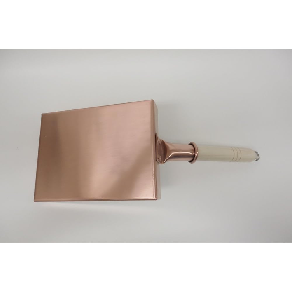 [Special Edition: Storage Ring Included] Nakamura Copperware Copper Tamagoyaki Pot, 13 Lengths (13cm x 18cm) Professionally Used Tamagoyaki Frying Pan, Fluffy and Mellow Eggs, Made in Japan