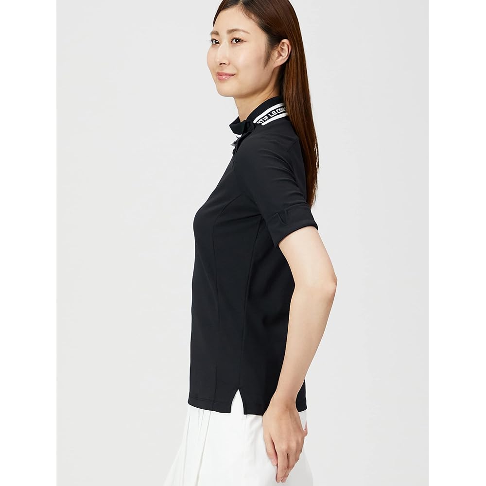 [Le Coq Sportif] 22 Autumn/Winter Model Golf Short Sleeve Shirt [RIJOUME] Half Length Sweat Absorbent Quick Drying Stretch UPF15 ECO Women's