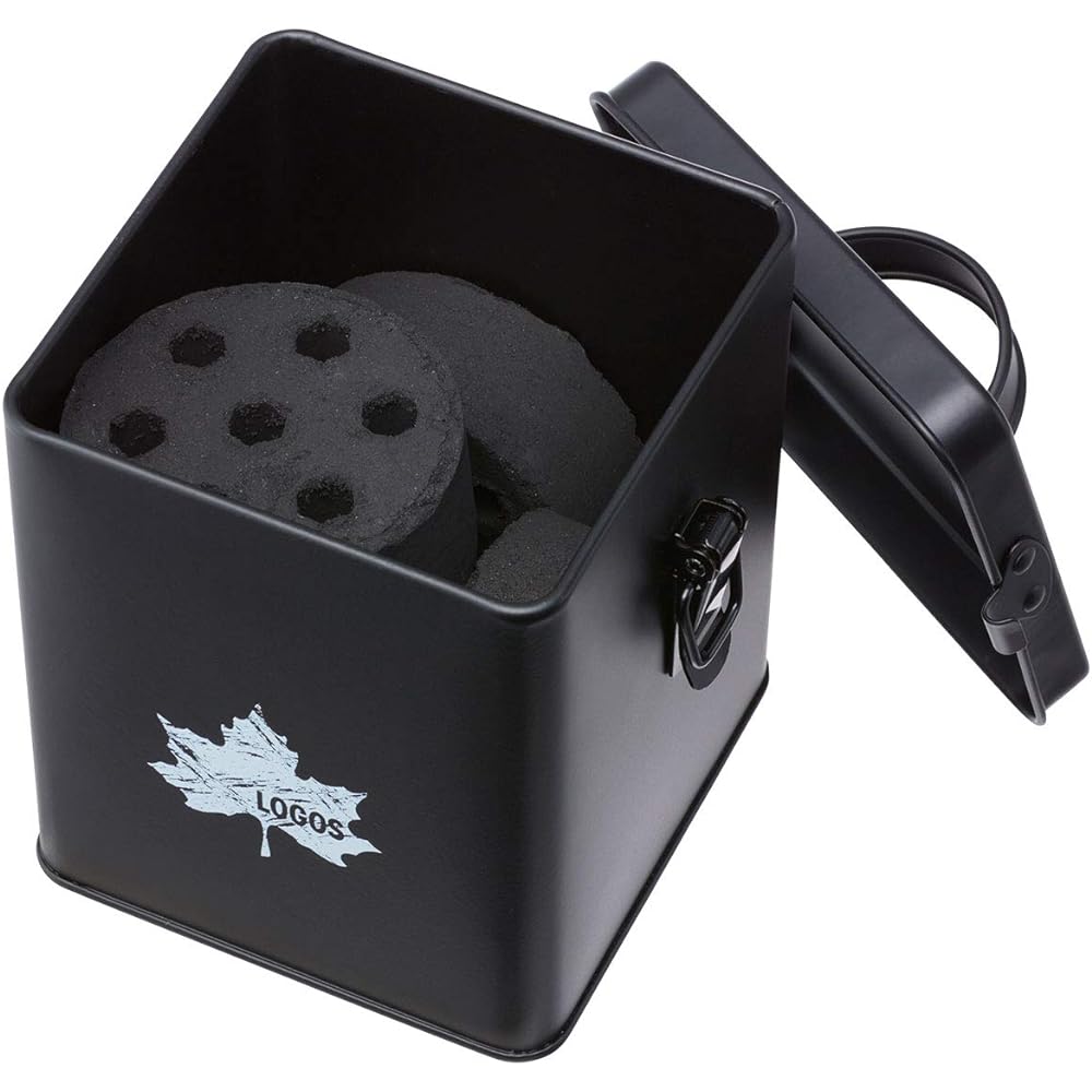 LOGOS Metal Palm BOX 81340201 Black (approx.) Width 13.5 x Depth 11.5 x Height 17cm