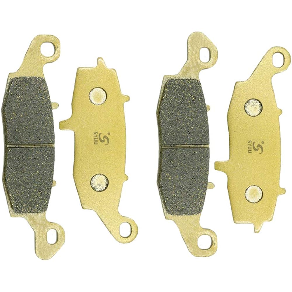 S SYUU Motorcycle Front Rear Brake Pad Compatible with Suzuki DL 1000 V-Strom 2002-2010 SFV 650 2003-2010 DL 650 V-Strom 2004-2017 FA229F FA231F FA174R