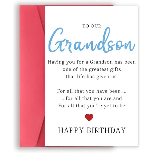 Asmallgf Happy Birthday Card for Grandchild
