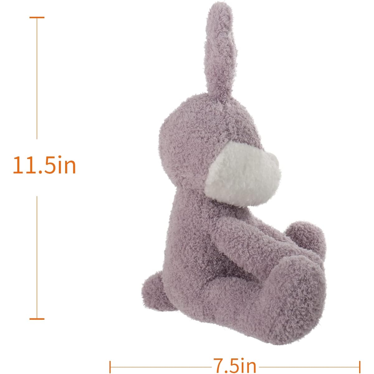 Apricot Lamb Toy Plush Purple Bunny Rabbit Stuffed Animal Soft Cuddly Great for Kids 11.5 Inch