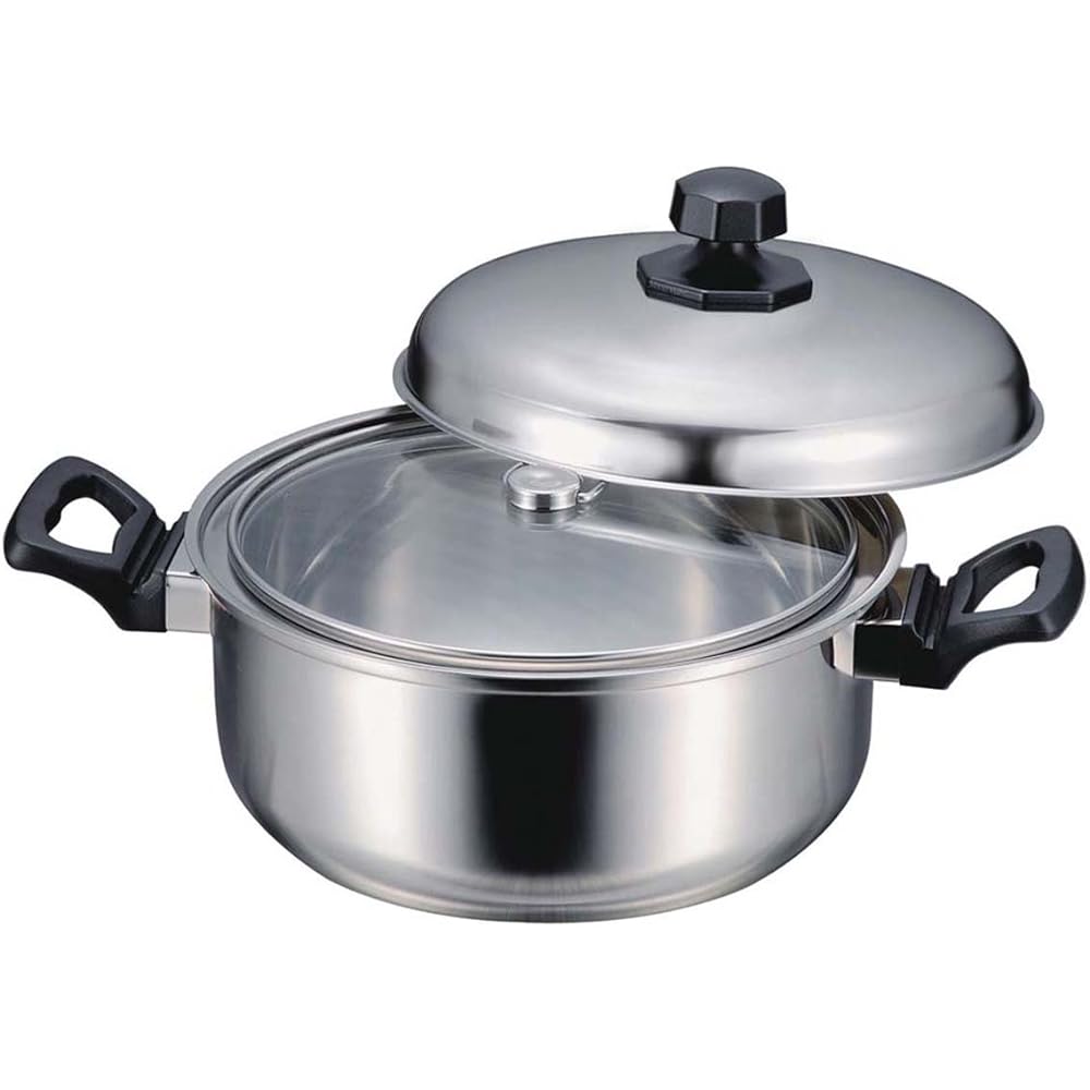 Hottoku Nabe new stage (22cm)/Eco-living by saving on gas bills! thermal cooking pot