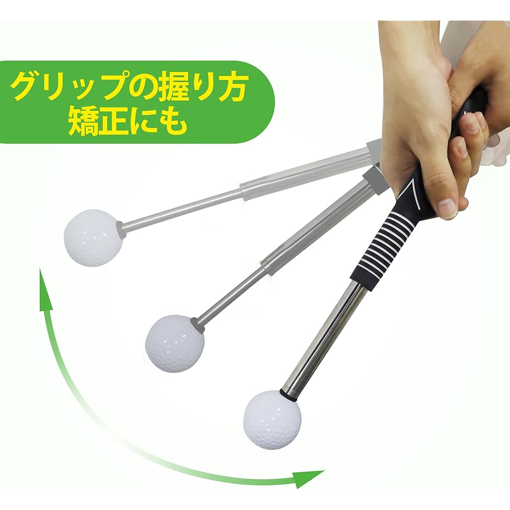 Golf Practice Equipment, Golf Swing Practice Equipment, Swing Trainer, Practice Swing Series, Guides you to the ideal swing with sound and light, Practice swing, for beginners to advanced users, Grip, Correction, Flying Distance, Home Practice, Japanese
