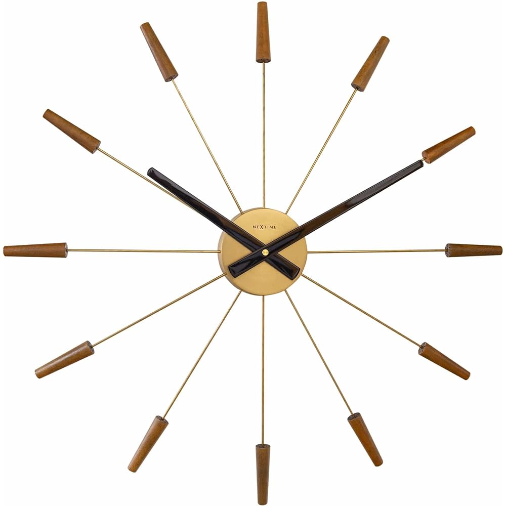 NEXTIME PLUG INN Wall Clock 2610BR Quiet Large Office Living Celebration Gift Diameter 58cm