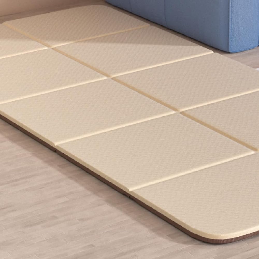 [-REANO] Yoga mat, rich colors, long size, large size, 8mm, folding yoga mat