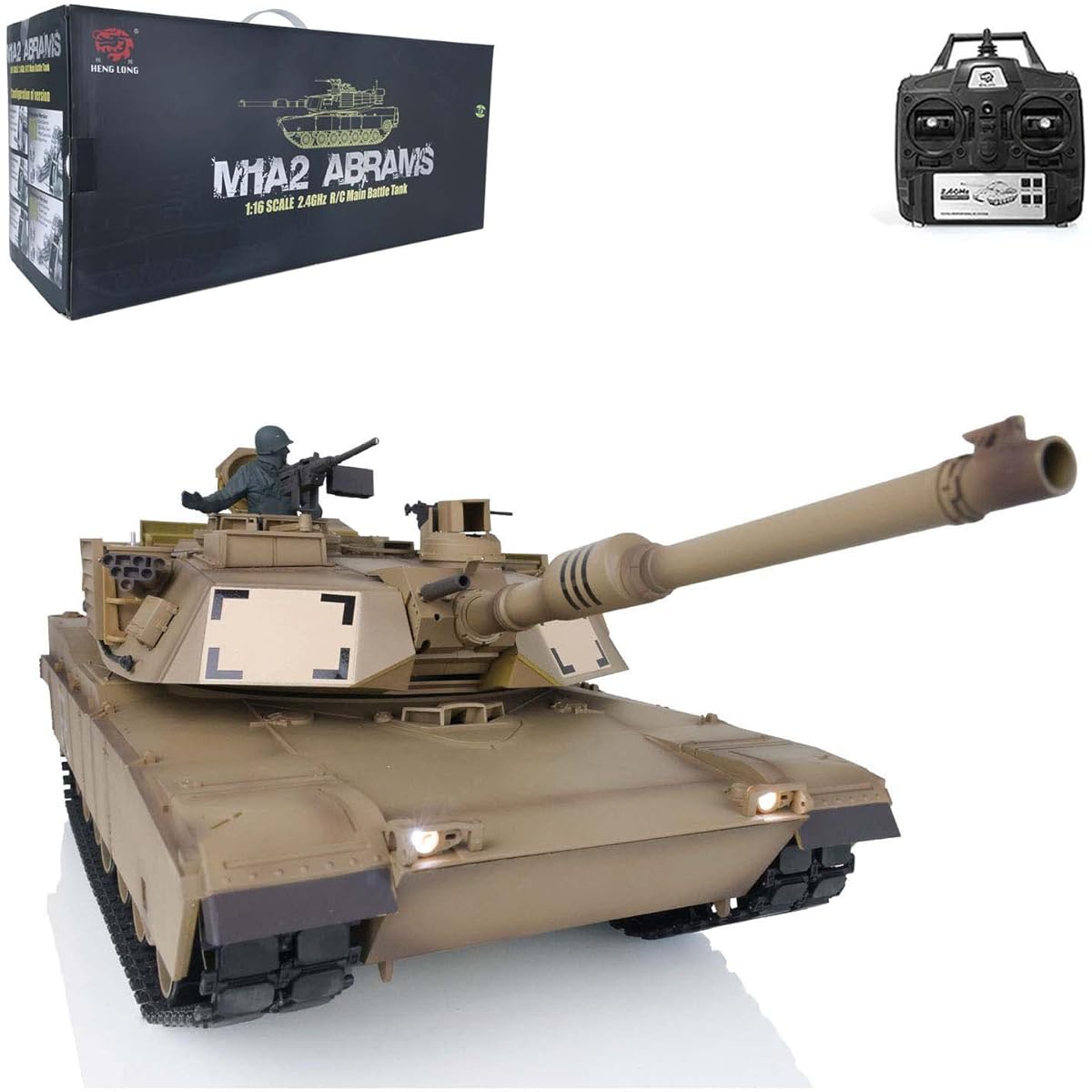 Henglong Toucan RC Hobby 1/16 TK7.0 Remote Control Tank M1A2 Abrams 3918 RTR RC Model Plastic Truck