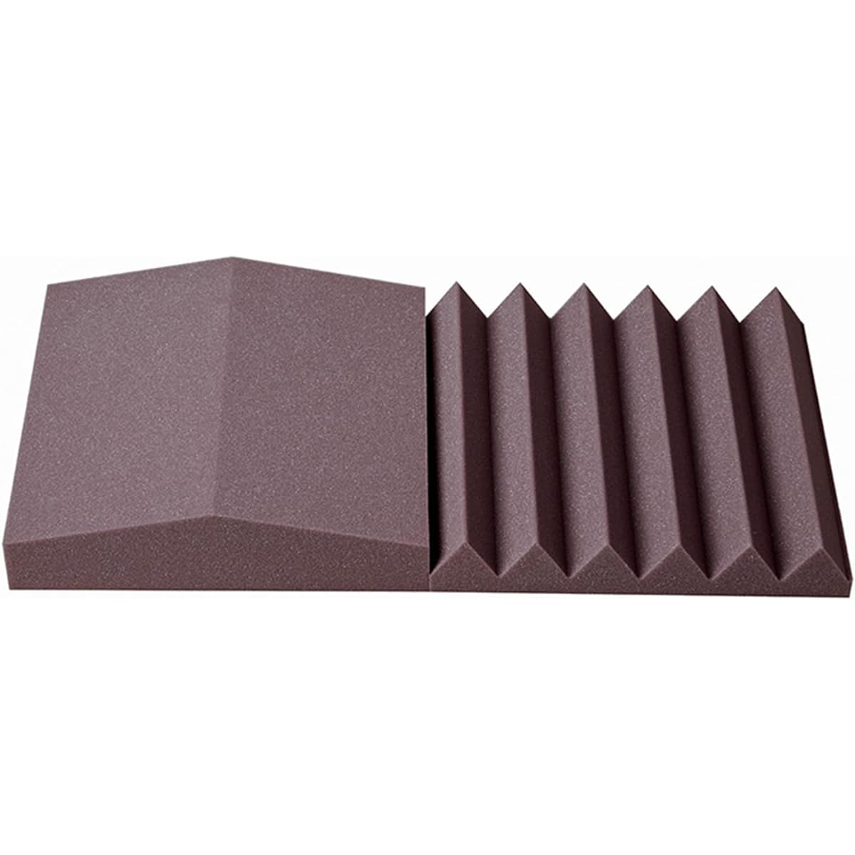 Acoustic Foam Bass Trap Studio Foam, Fire Retardant Soundproof Padding Wall Panel 30*30CM for Music Room Office Acoustic Treatment Accessories (E) (C)