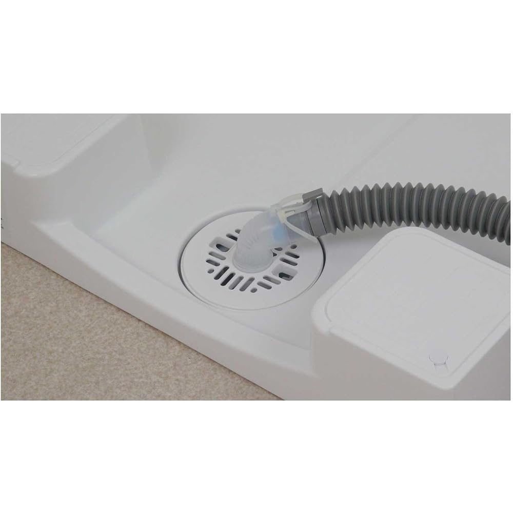 Kakudai horizontal pull trap for washing machine pan white 426-144-W