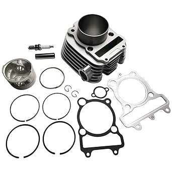 JINFANNIBI Cylinder Piston Ring Gasket Top End Rebuild Kit Compatible with Yamaha XT225 TTR225 TTR230 1992-2016