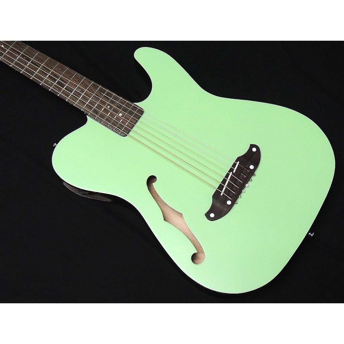 SCHECTER OL-FL SSG Oriental Line Schecter Thin Body Acoustic Guitar F Hole Electric Acoustic Satin Surf Green