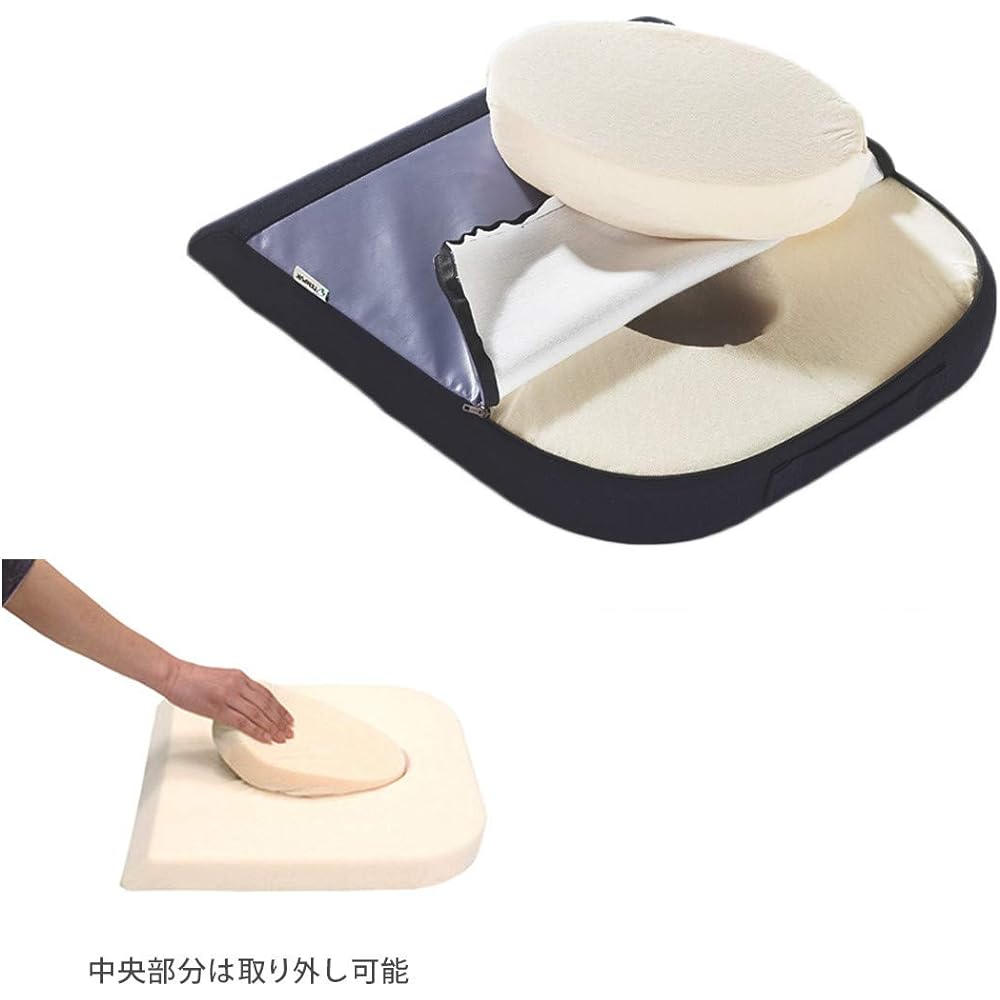 Tempur Cushion, Chair Cushion, Donut Cushion, Soft in the center, For those who are sensitive to sitting, Just place it on the chair, Comfortable to sit on for long periods of time, Great for office or home work, Body pressure dispersion, Chair Pad, Dark