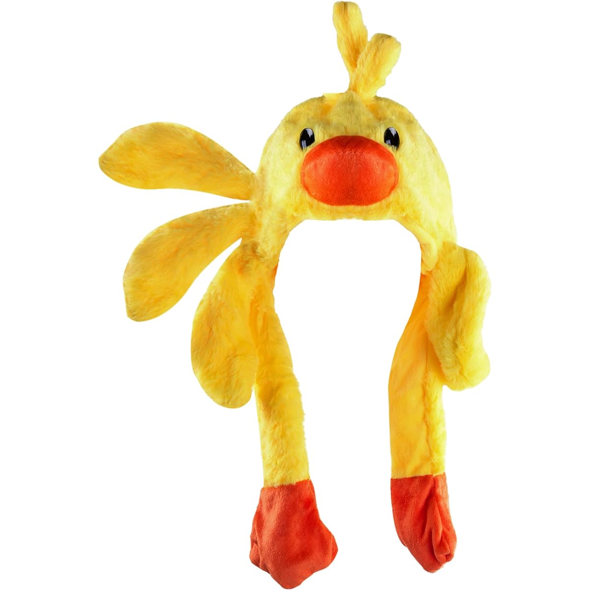 Super Z Outlet Animal Cute Plush Animal Winter Ski Hat Beanie Aviator Style Winter Long Gloves with Earflaps