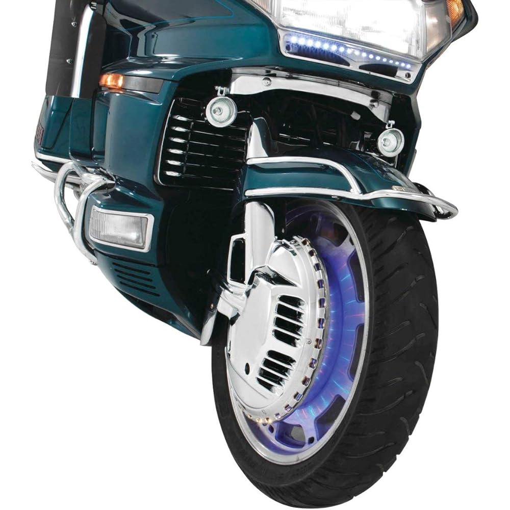 Show Chrome 2-497 Motorcycle Chrome Tour Rotor Disc Cover for Honda Goldwing GL1500 1987-1997