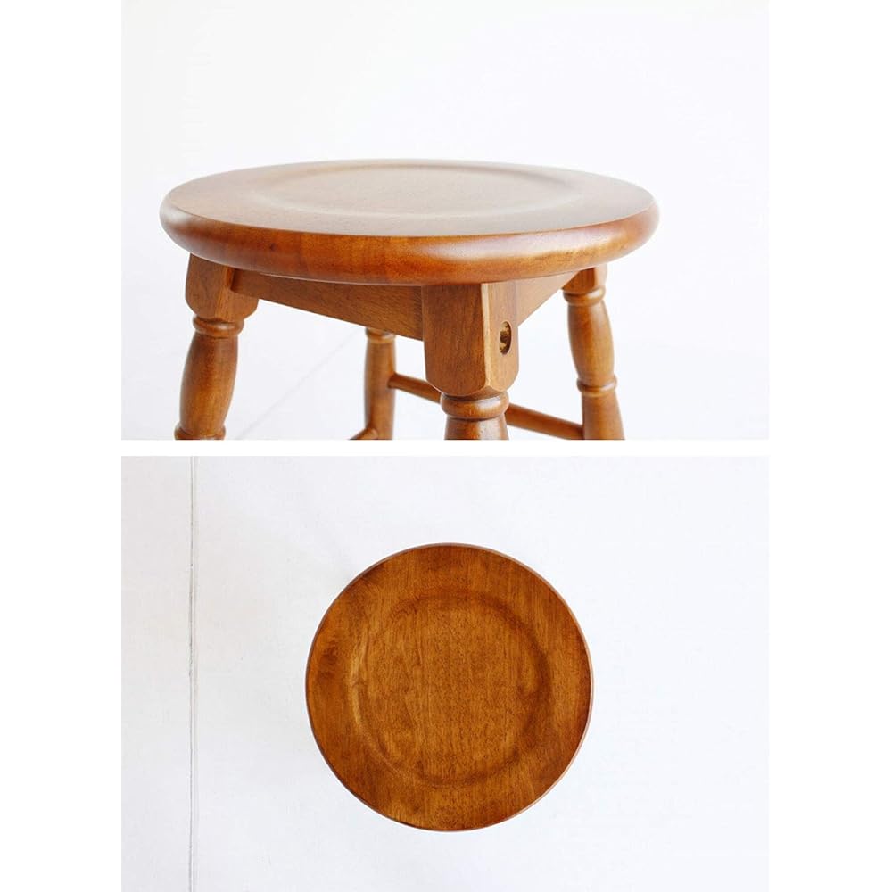 Market low stool hommage Width 32x Depth 32x Height 45cm Brown Natural wood HMS-2666BR