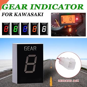 Digital Meter Display 1-6 Gear Indicator Motorcycle Accessories Gear Display Digital Meter For Kawasaki ER-6N ER6N ER 6N 2006 2007 2008 2009 2010 2011 Indicator Meter Display