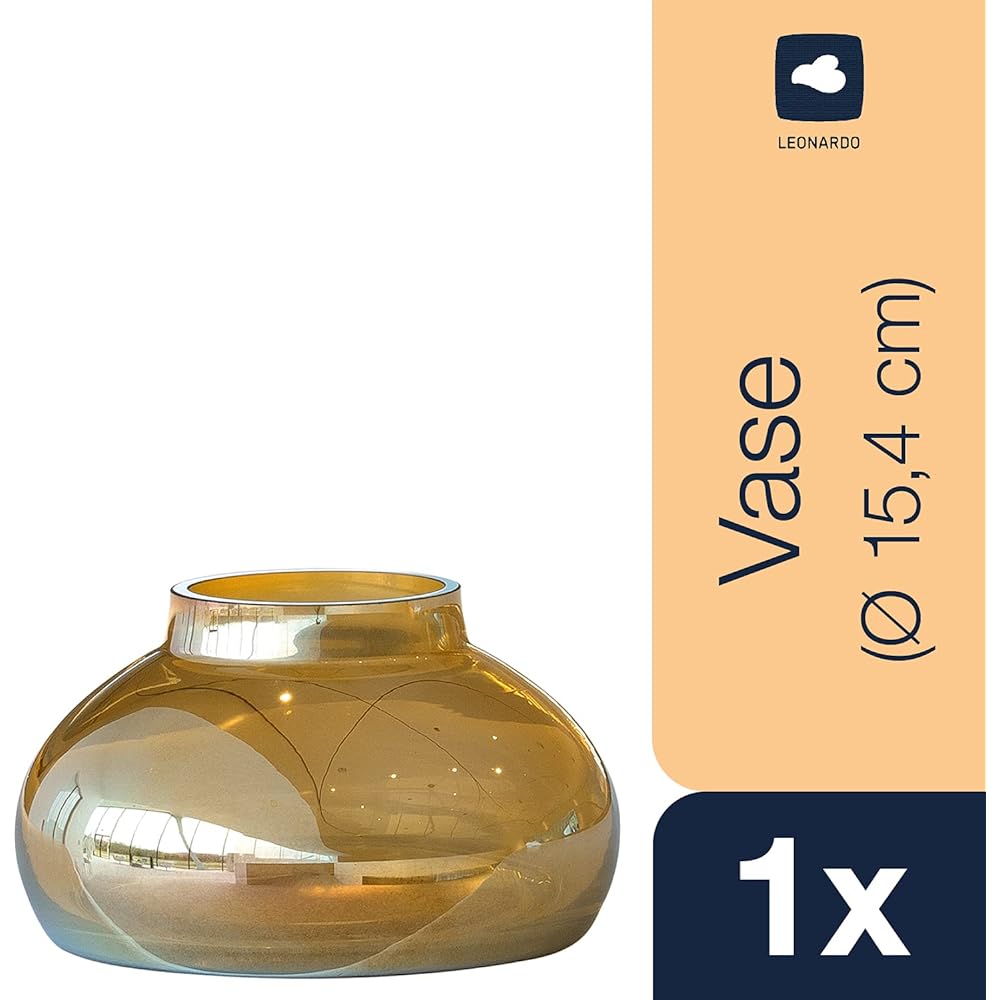 LEONARDO Flower Base H 9cm Gold Poesia 018649