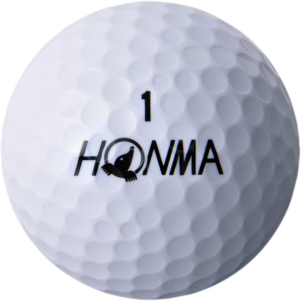 【Bulk buying deals! 3 Dozen Set] Honma Golf Ball D1 Flying Distance Spin 368 Dimples 2 Pieces Soft Ionomer High Repulsion Rubber Core Honma Golf BT1801/3 Dozen Set/White
