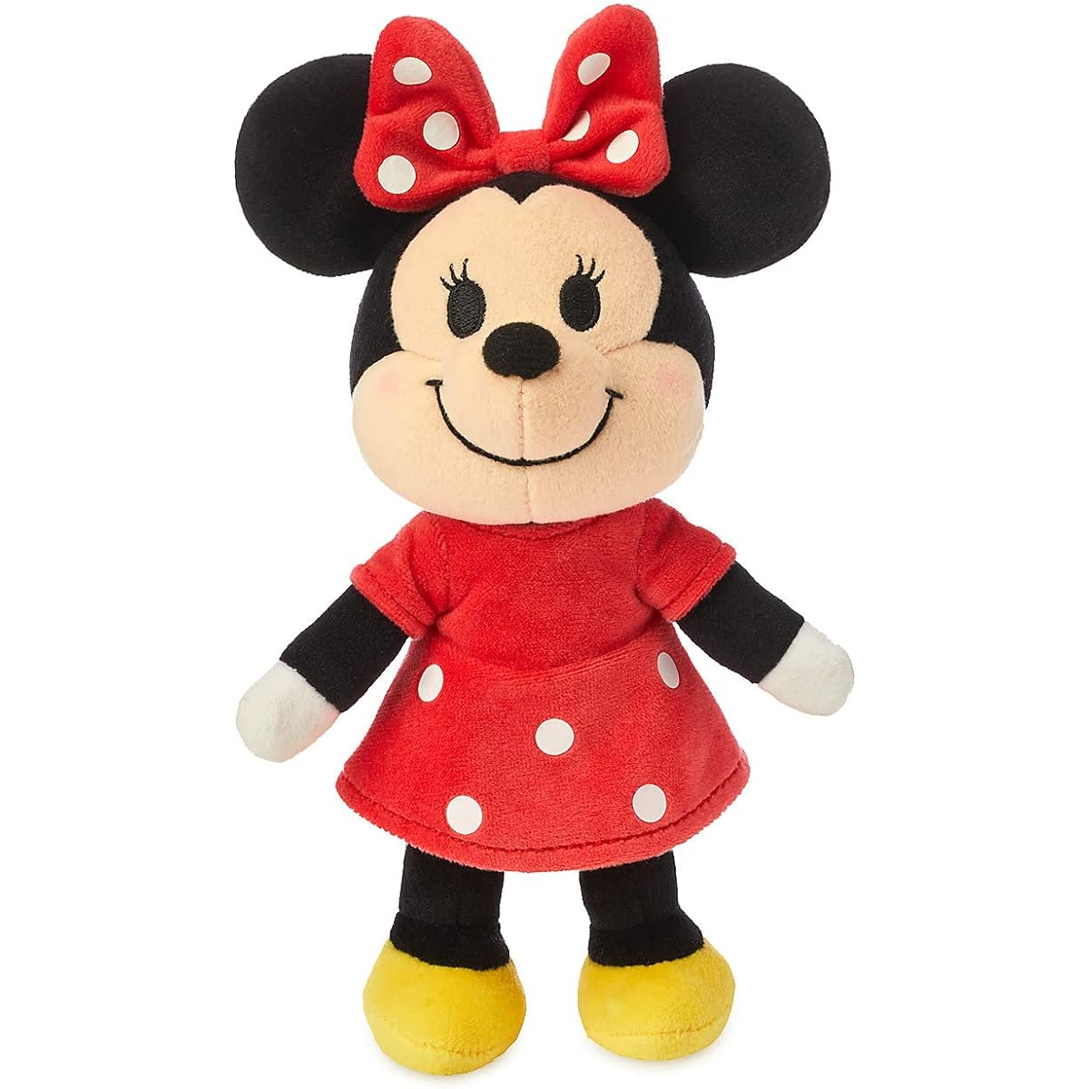 nuiMOs Disney Minnie Mouse Plush Toy 6 Inch Cuddly Baby Stuffed Animal for Ages 0+ Great Gift for Kids