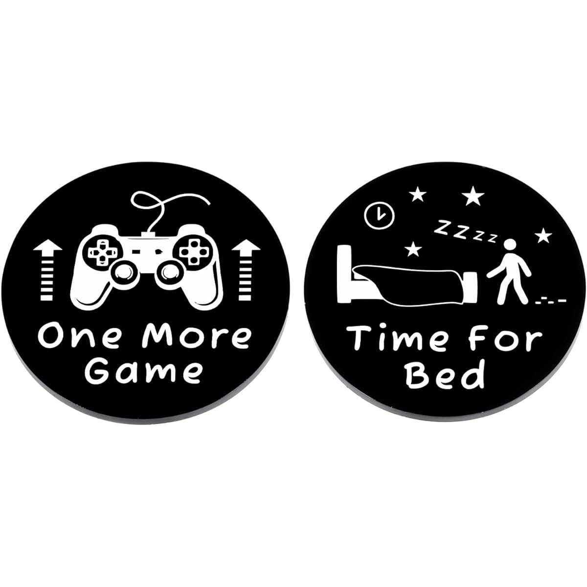 Decision Maker Double Sided Coin Funny Stocking Stuffers for Girls Daughters Boys Sons Girlfriend Boyfriend Christmas Birthday Valentine's Day Gifts for Parents Teens One More Game Decision Coins