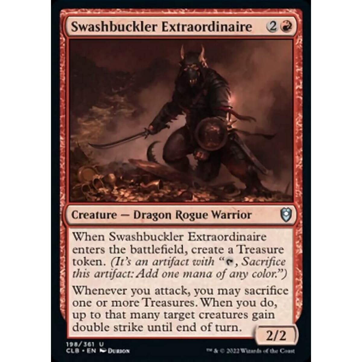 Magic: The Gathering - Swashbuckler Extraordinaire (198) - Battle for Baldur's Gate