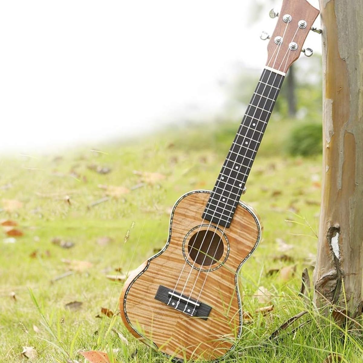 Ukulele 23 inch ukulele full peach core Armguard lacquer light audition performance wind print