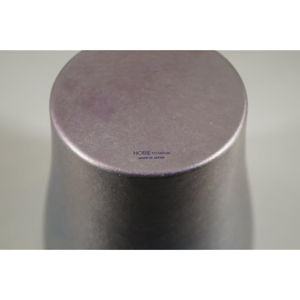 HORIE Made in Tsubame, Niigata Prefecture Titanium Double Tumbler Koga 250cc Made in Japan (Blue) T15KG250-1