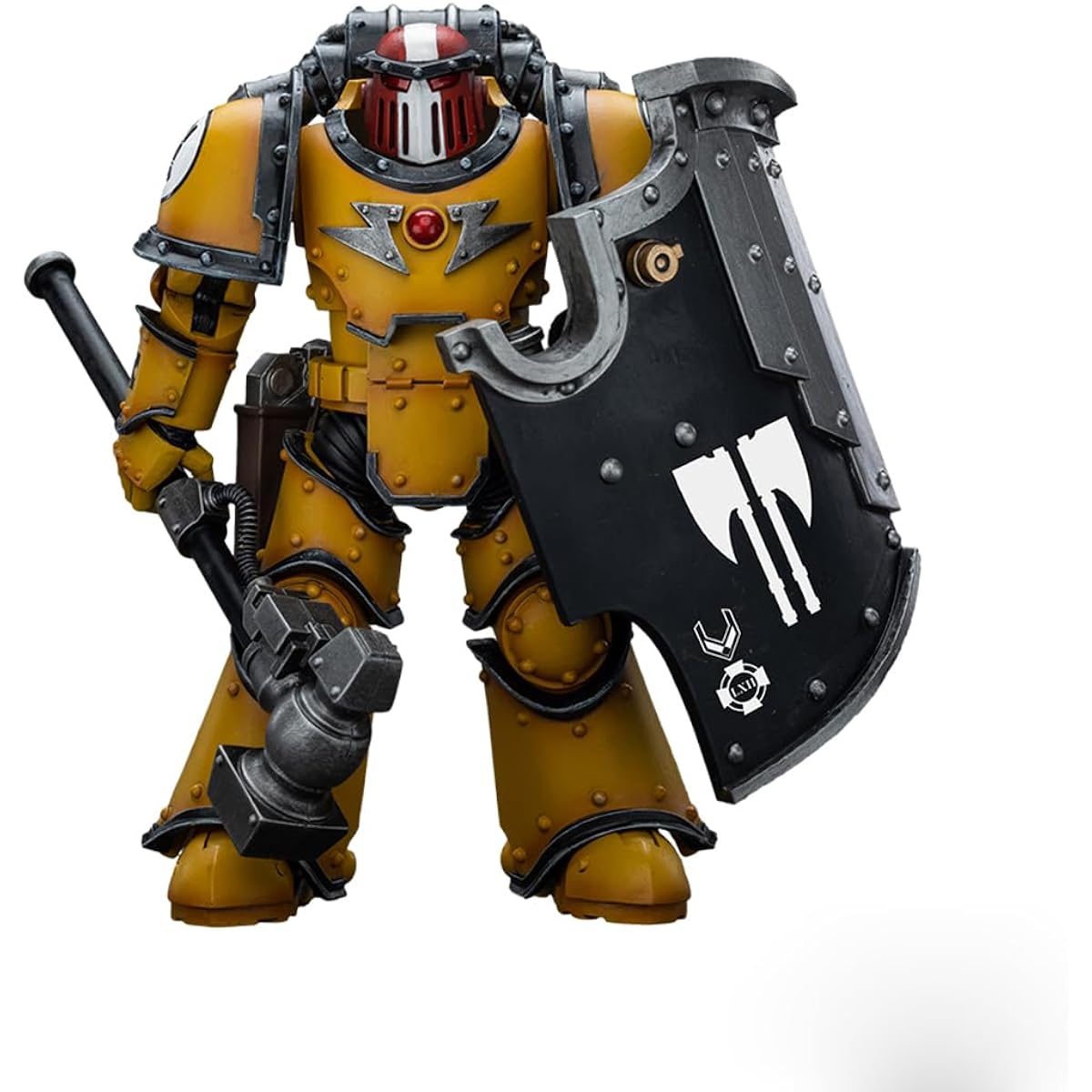 JOYTOY Warhammer 40K Imperial Fist Breacher Sergeant Thunderhammer 1:18 Scale Action Figure