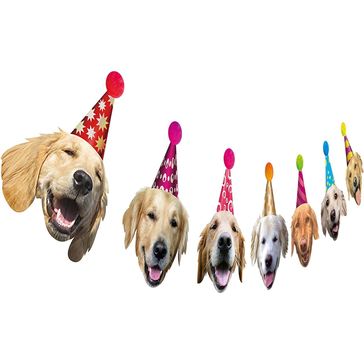 Silvima Happy Birthday Party Banner #4 Multicolor XWM-4B-JM-PN